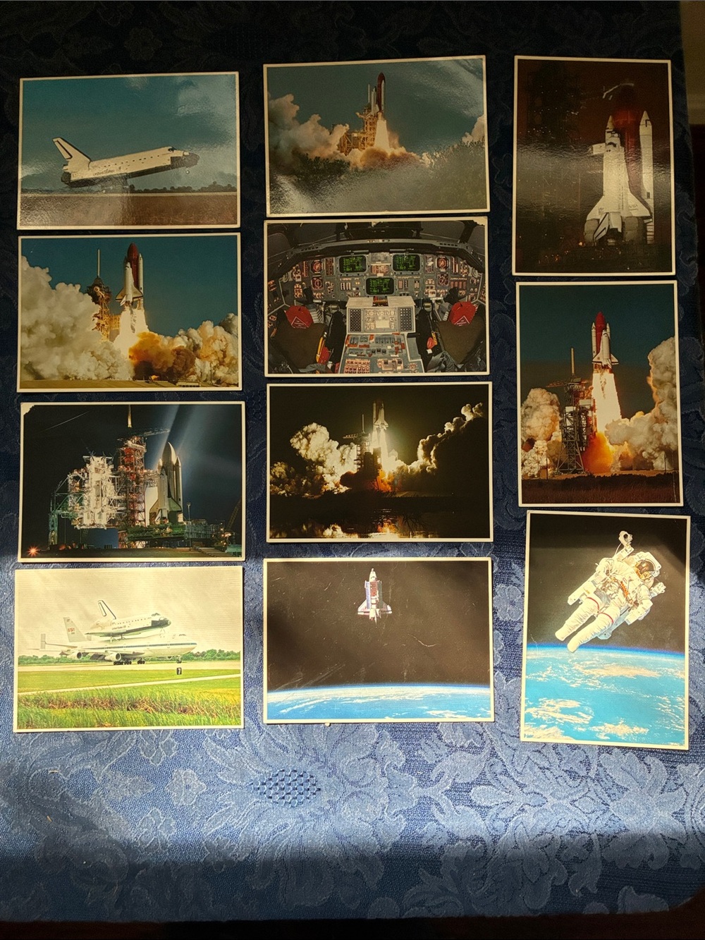 NASA Space Shuttle Collection Photo Postcards Lot of 11 Atlantis, Astronauts